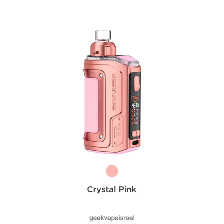 GEEKVAPE Cigarette | h45 (aegis hero 2) pod mod kit crystal edition GeekVape סגול קריסטל 04D404139