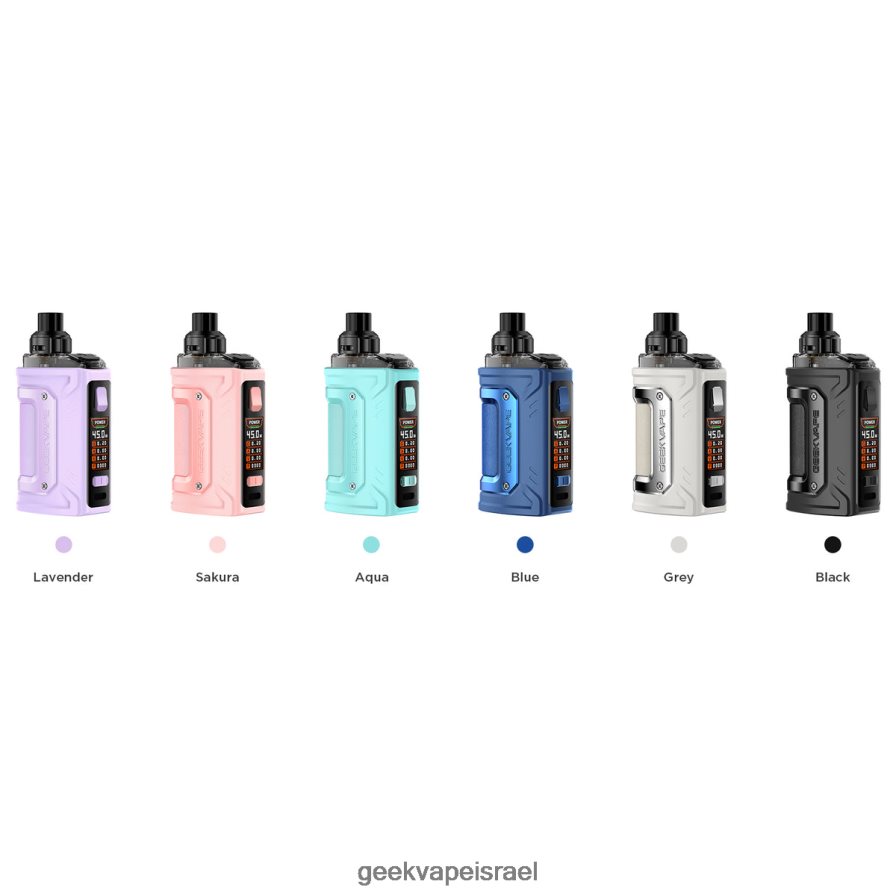 Geek Vape Kits | h45 classic (aegis hero 2 classic) ערכת פוד 1400mah 4ml GeekVape כְּחוֹל 04D404106
