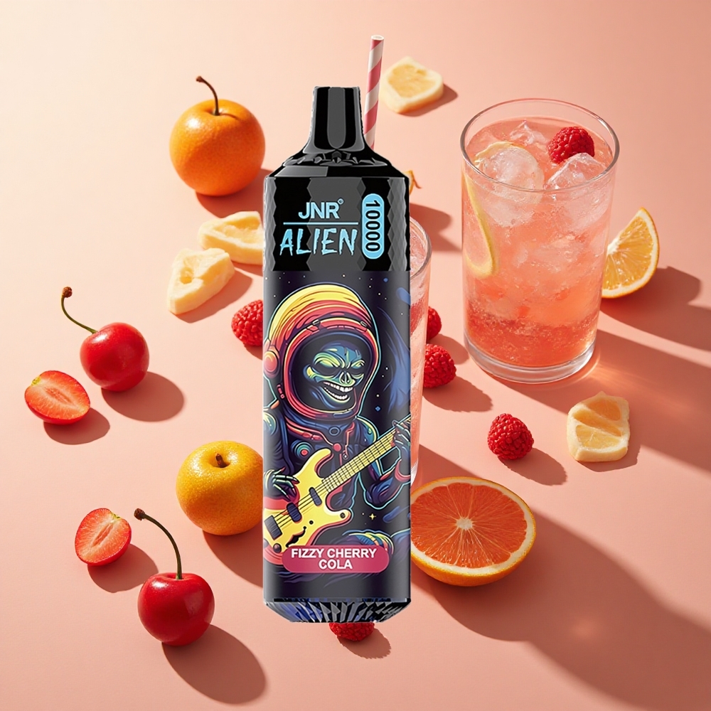 JNR Alien 10000 Puffs קולה דובדבן תוסס סיטונאי ישראל 850mAh