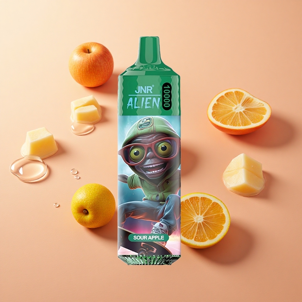 JNR Alien 10000 Puffs תפוח חמוץ 850mAh wholesale Israel RGB