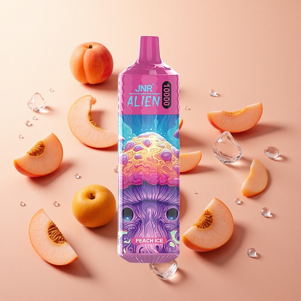 JNR Alien 10000 Puffs אפרסק קרח wholesale Israel 20ml סוללה 850mAh