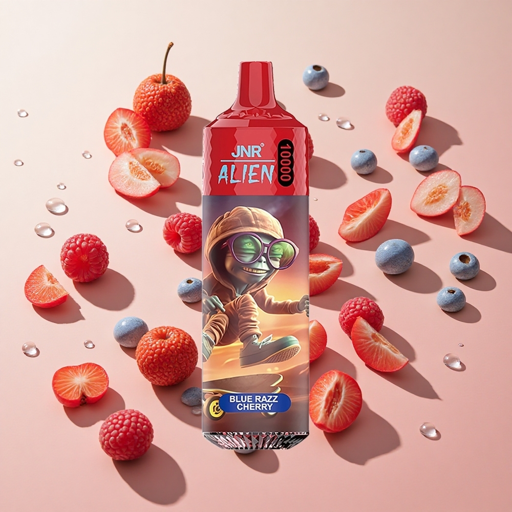JNR Alien 10000 Puffs בלו ראז דובדבן wholesale Israel 850mAh סוללה