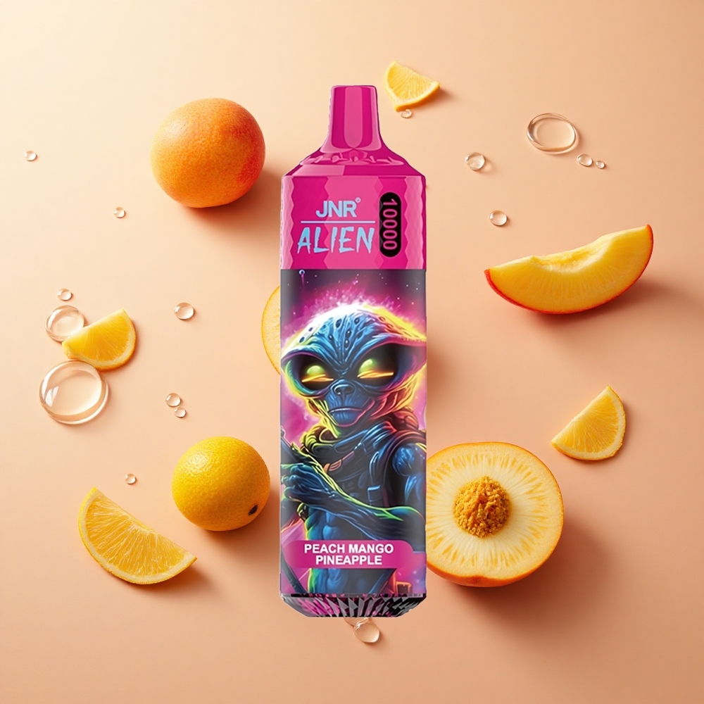 JNR Alien 10000 Puffs אפרסק מנגו אננס סיטרוס wholesale Israel 850mAh Type-C