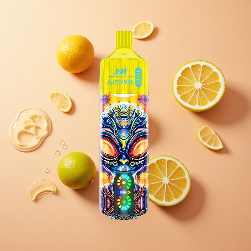 JNR Alien Max 18000 Puffs לימון & ליים Smart תצוגת LEDסליל רשת כפול wholesale Israel