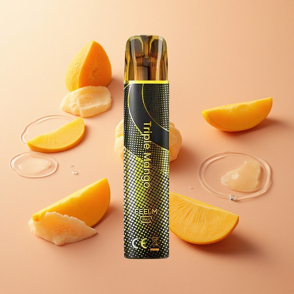 JNR Black&Golden 800 Puffs מנגו משולש wholesale Israel 2% ניקוטין 550mAh