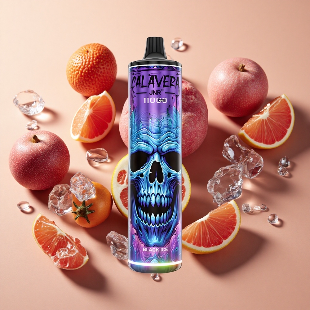 JNR Calavera 11000 Puffs Black Ice (קרח שחור) wholesale Israel 850mAh 21ml