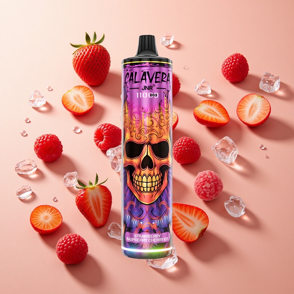 JNR Calavera 11000 Puffs תות פטל דובדבן קרח wholesale Israel סוללה 850 mAh