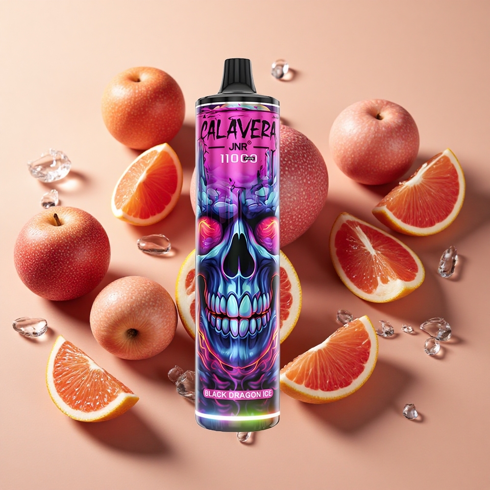 JNR Calavera 11000 Puffs דרקון שחור קרח wholesale Israel Type-C 21ml
