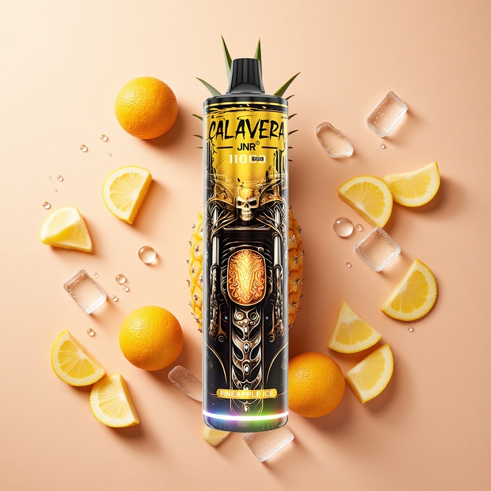 JNR Calavera 11000 Puffs אננס קרח wholesale Israel Type-C טעינה 21ml נוזל