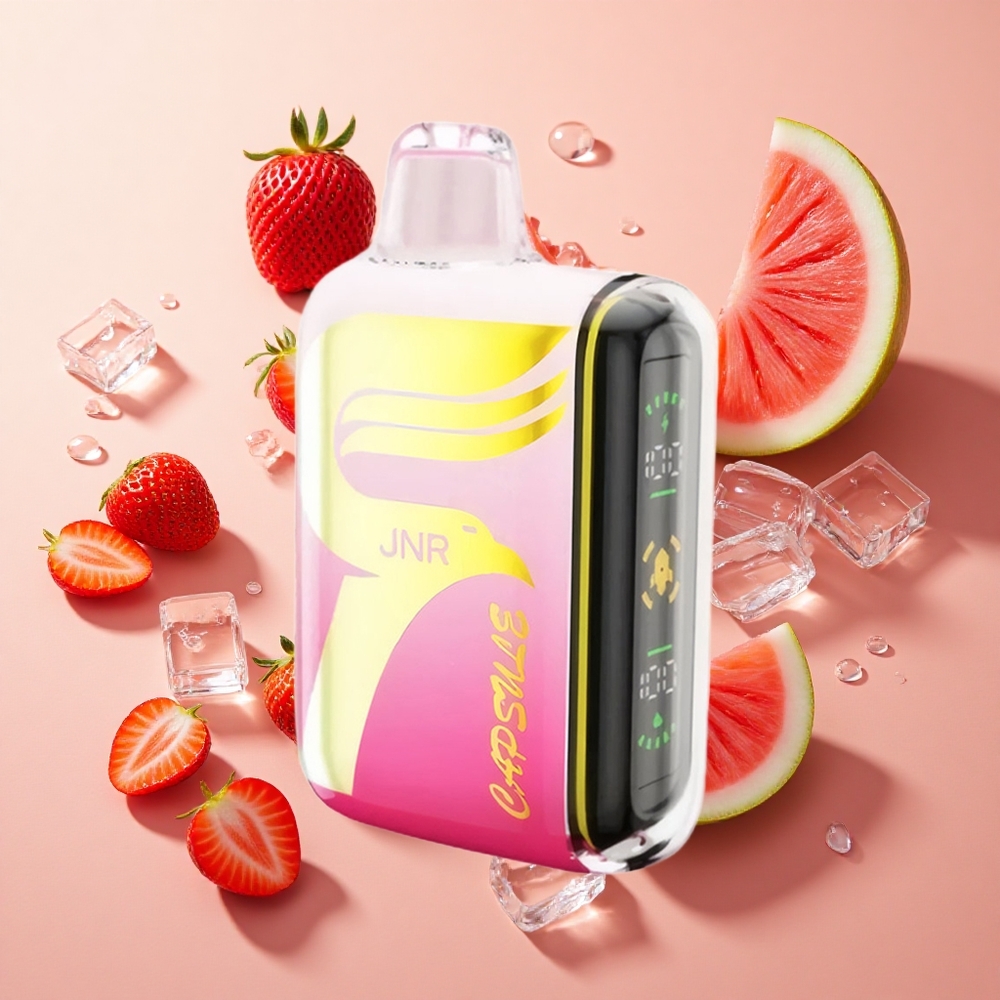 JNR Capsule 15000 Puffs תות אבטיח קרח wholesale Israel סוללה 850mAh טעון מהיר Type-C