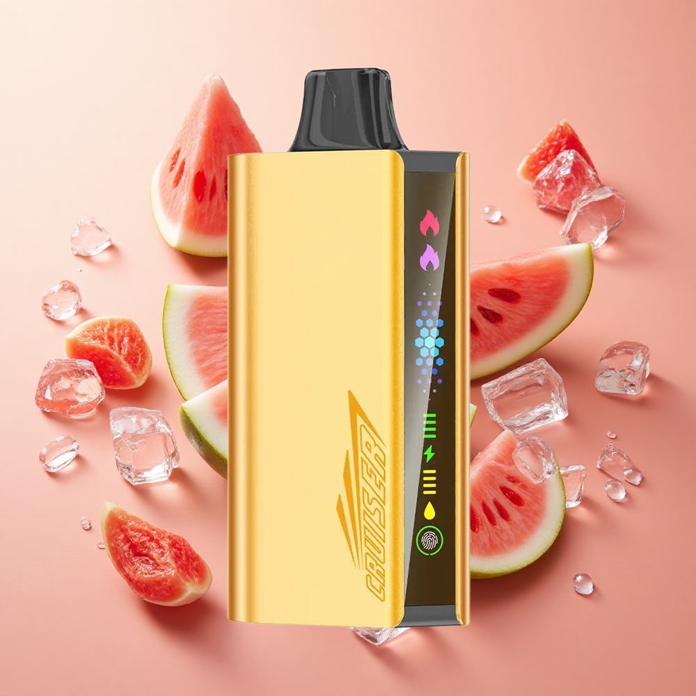 JNR Cruiser 12000 Puffs אבטיח-קרח No-Charge Vape חד פעמי סוללה מובנית 3500 mAh wholesale Israel