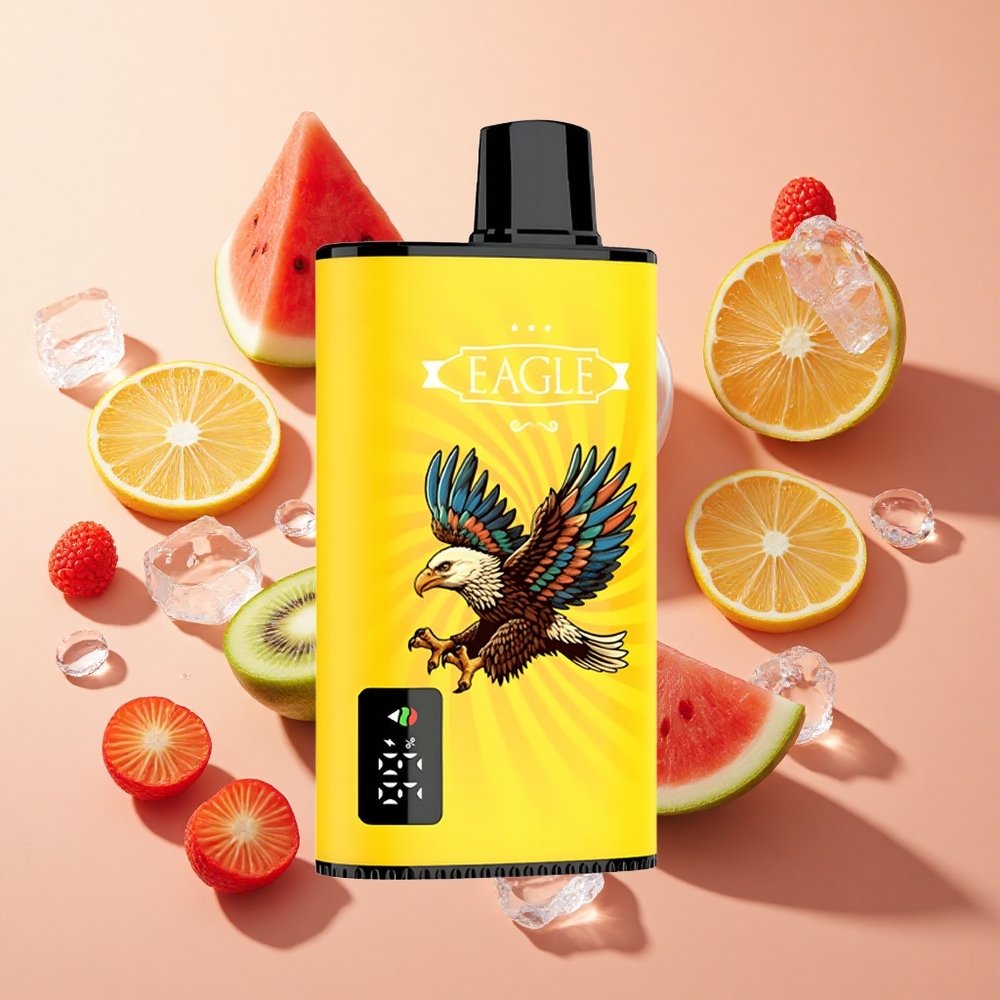 JNR EAGLE Smart 23000 Puffs קיווי אבטיח קרח wholesale Israel מסך דיגיטלי סליל 1.0 אוהם