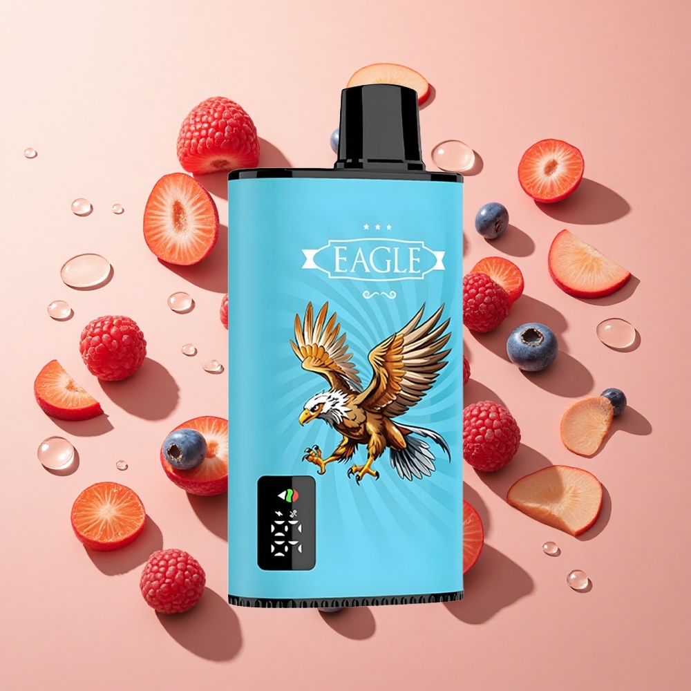 JNR EAGLE Smart 23000 Puffs אוּכמָנִית חמוץ פטל אדום wholesale Israel 1.0ohm Mesh Coil 750mAh