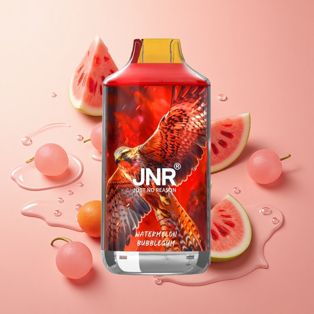 JNR Falcon 16000 Puffs אבטיח מסטיק 22מ"ל סוללה 850mAh wholesale Israel