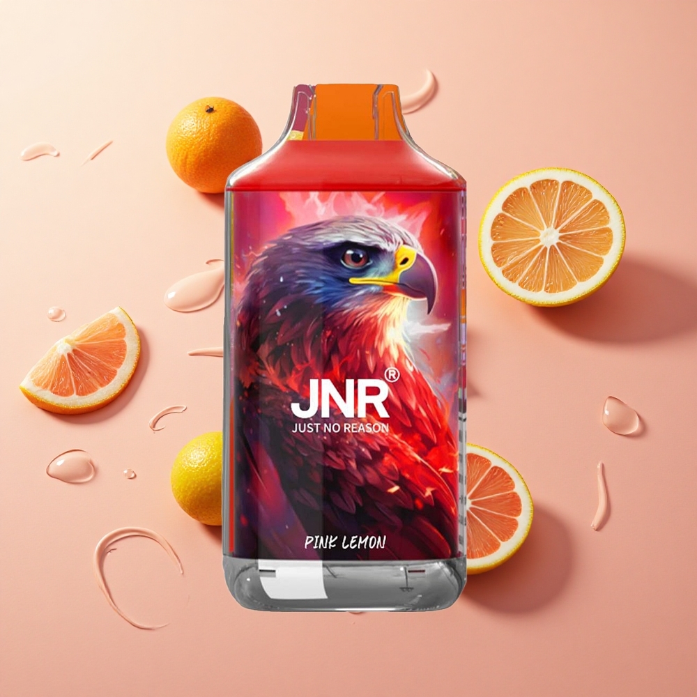 JNR Falcon 16000 Puffs לימון ורוד סיטונאי ישראלסליל רשת כפול Smart תצוגת LED