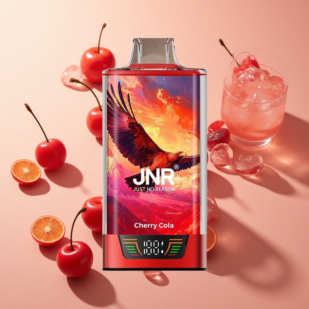 JNR Falcon Pro 28000 Puffs קולה דובדבן wholesale Israel 30ml טעון מראש 950mAh