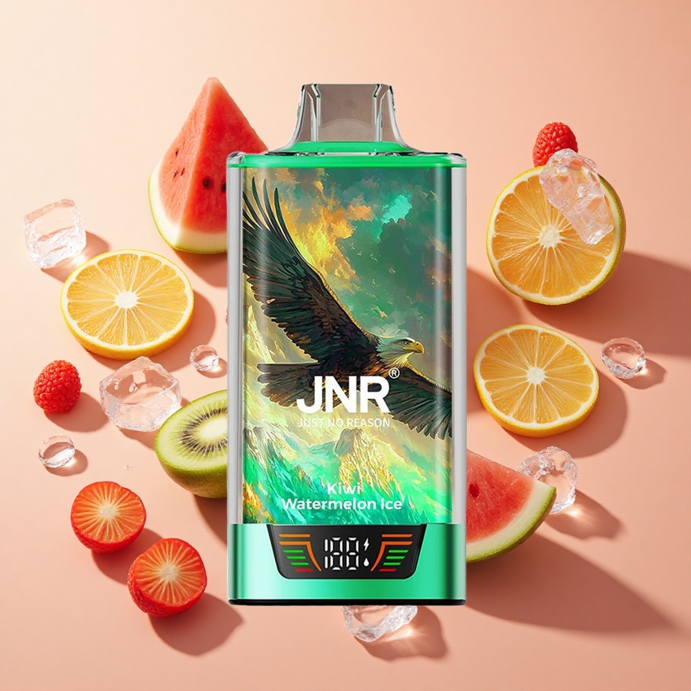 JNR Falcon Pro 28000 Puffs קיווי אבטיח קרח wholesale Israel 30ml מטען USB Type-C