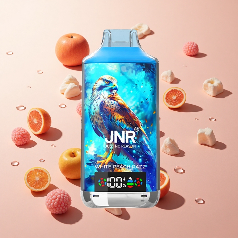 JNR Falcon X 18000 Puffs אפרסק לבן פטל wholesale Israel סוללה 750mAh נוזל 24ml