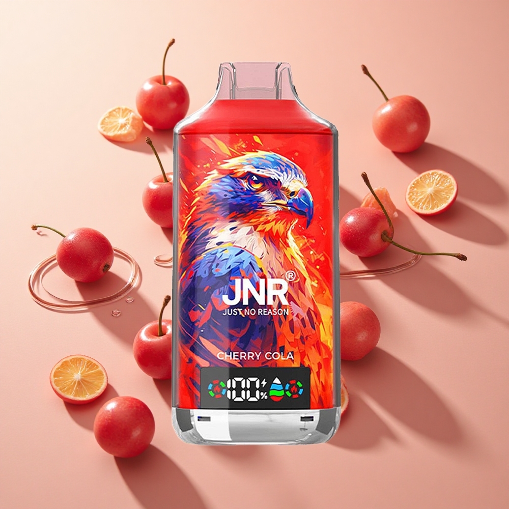 JNR Falcon X 18000 Puffs דובדבן wholesale Israel סוללה 750mAh סוג סלילסליל רשת כפול & Dual Core