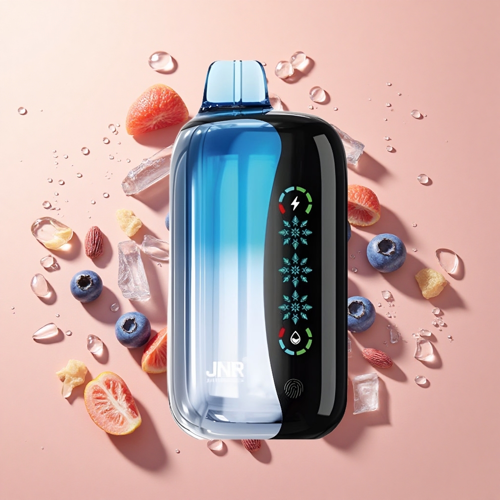 JNR Flex Ice 21000 Puffs Vape חד פעמי בלוברי אייס סיטונאות ישראל 26 מ"ל נוזל אלקטרוני סוללה 1000mAh