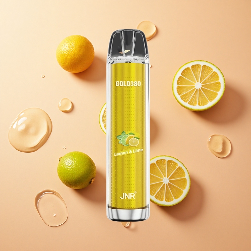 JNR Gold380 6000 Puffs לימון ליים 1500mAh סוללה wholesale Israel 13ml נוזל
