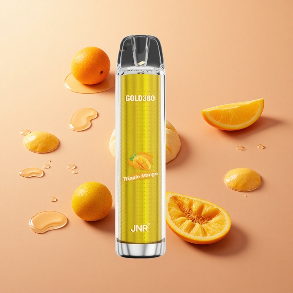 JNR Gold380 6000 Puffs מנגו משולש 6000 Puffs סיטונאות Israel 13ml