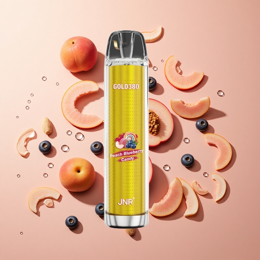 JNR Gold380 6000 Puffs אפרסק אוכמניות wholesale Israel 1500mAh