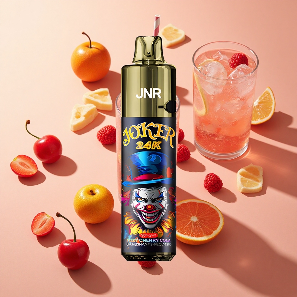 JNR Joker 24K 24000 Puffs Fizzy דובדבן קולה wholesale Israel 2+10ml מכל מילוי