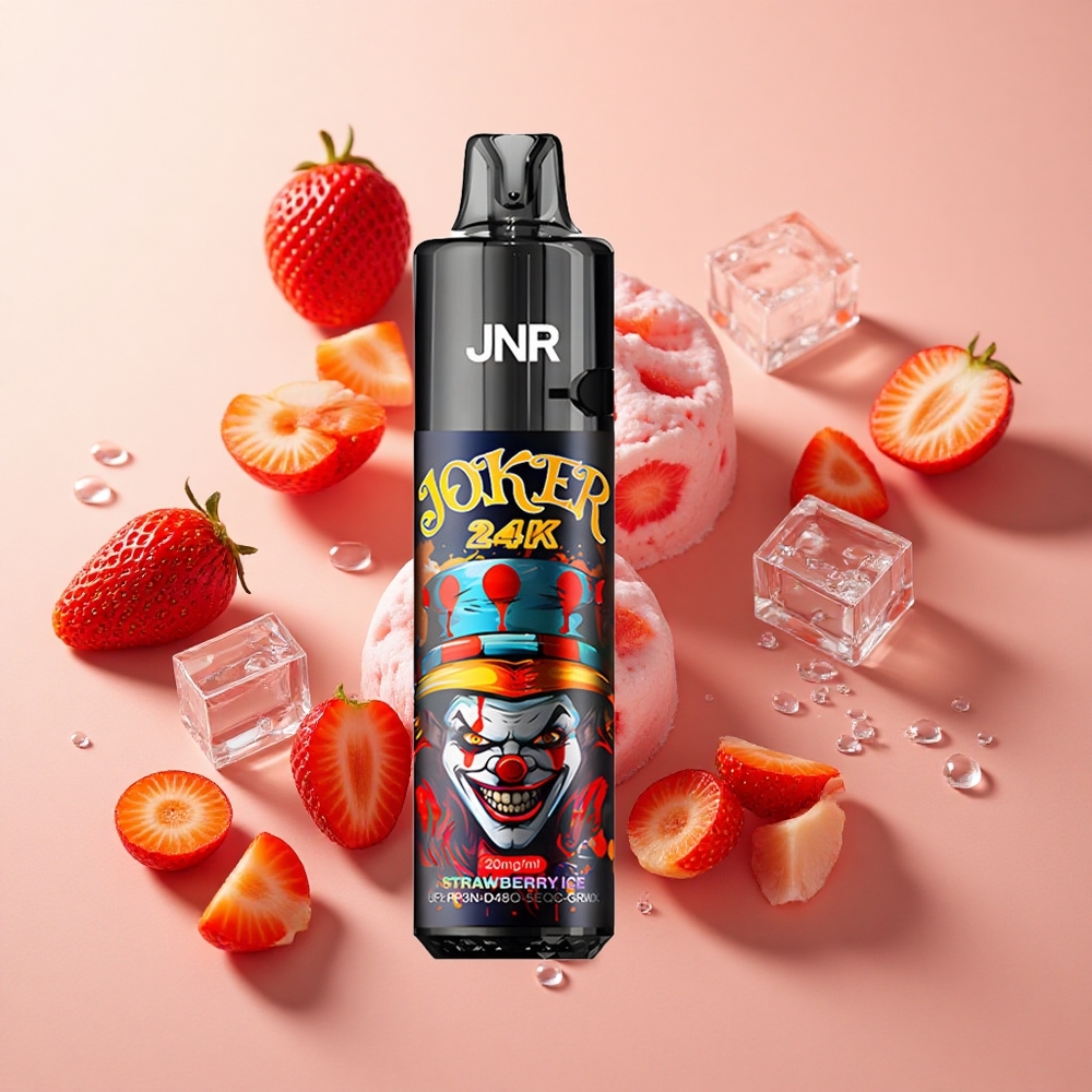 JNR Joker 24K 24000 Puffs תות קרח wholesale Israel 2+10ml רענון צד