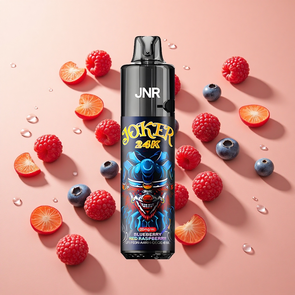 JNR Joker 24K Puffs אוכמניות פטל אדום wholesale Israel 800mAh סוללה