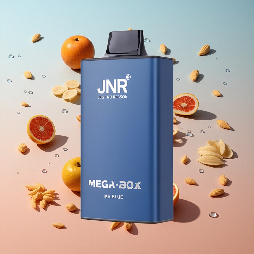 JNR Mega Box 25000 Puffs Blue כחול Vape חד פעמי 30ml סיטונאות Israel Dual Mesh