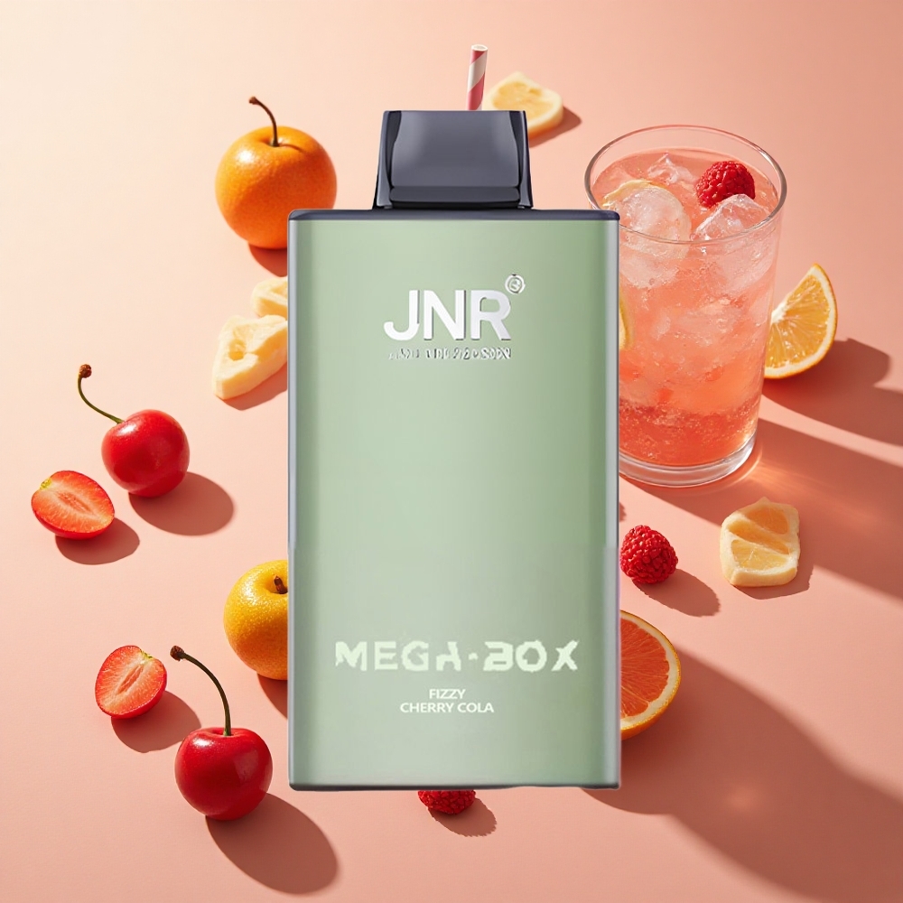 JNR Mega Box 25000 Puffs Fizzy דובדבן קולה wholesale Israel 30ml Dual Mesh