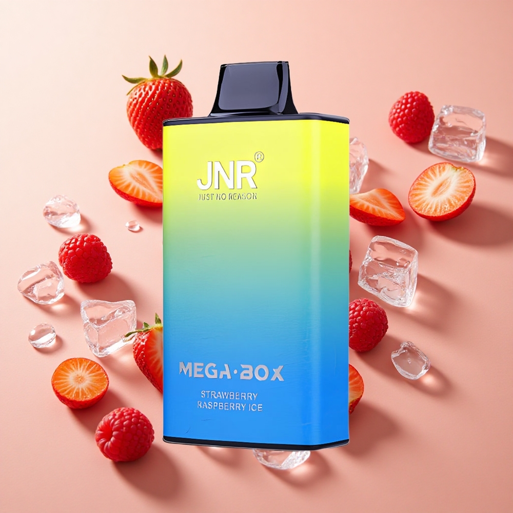 JNR Mega Box 25000 Puffs תות פטל קרח wholesale Israel 30ml סוללה 850mAh