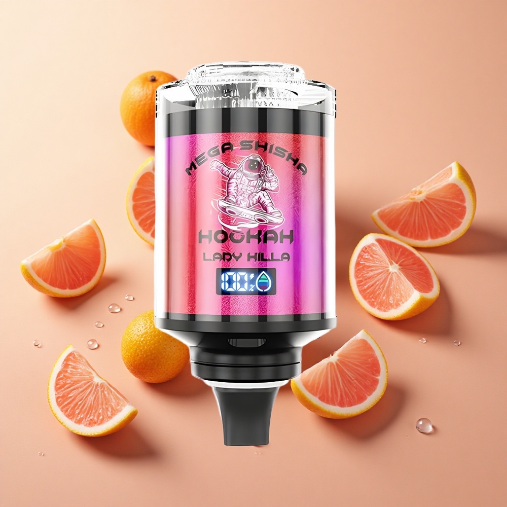 JNR Mega Shisha Hookah 100K מידות 70.2mm×270mm×143.2mm Lady Killa wholesale Israel