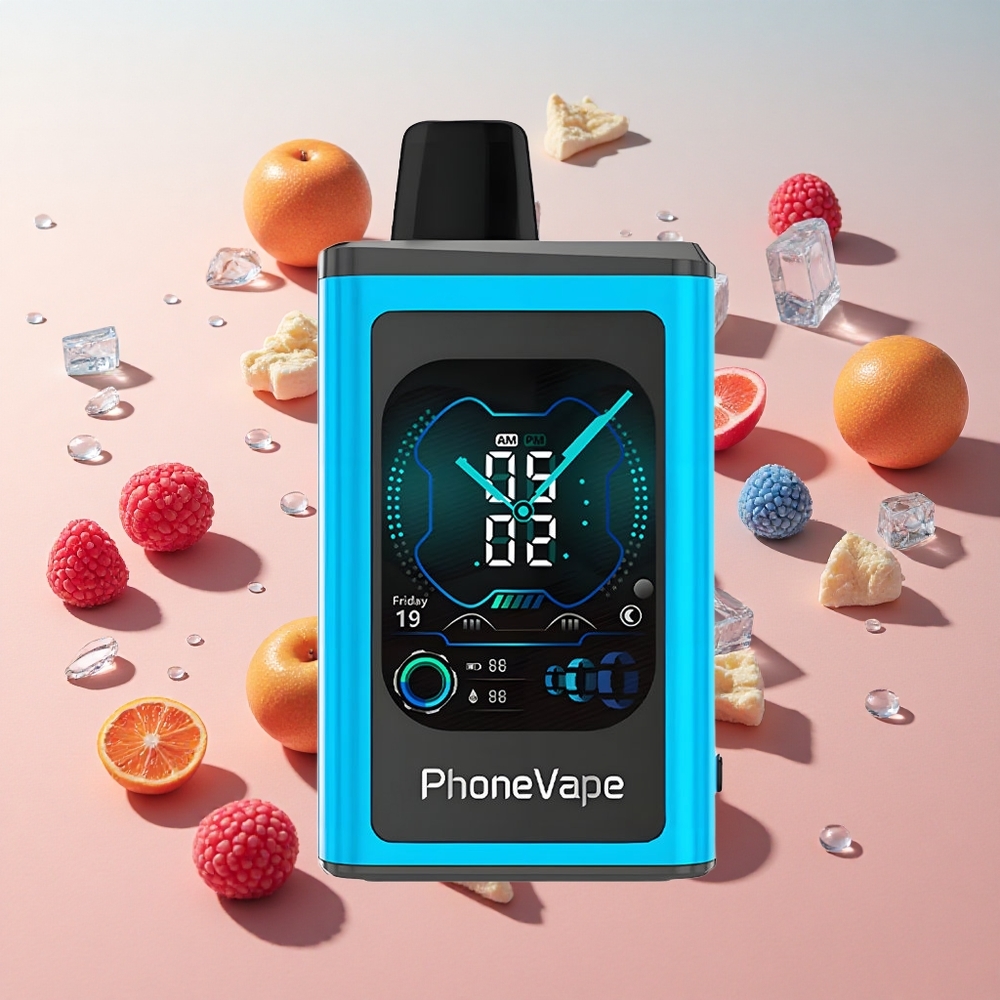JNR PhoneVape 30000 Puffs פירות יער כחול קרח wholesale Israel סוללה נטענת 850mAh