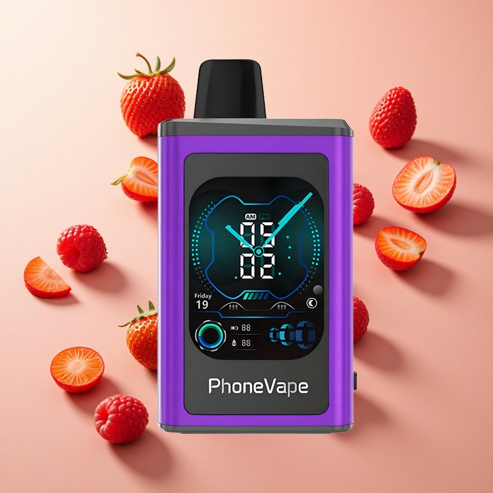 JNR PhoneVape 30000 puffs דובדבן תות פטל wholesale Israel 850mAh סוללה נטענת Type-C