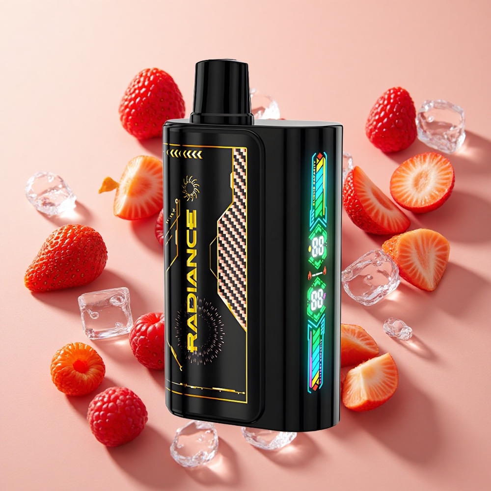 JNR Radiance 31000 Puffs תות פטל דובדבן קרח wholesale Israel סוללה נטענת 950 mAh