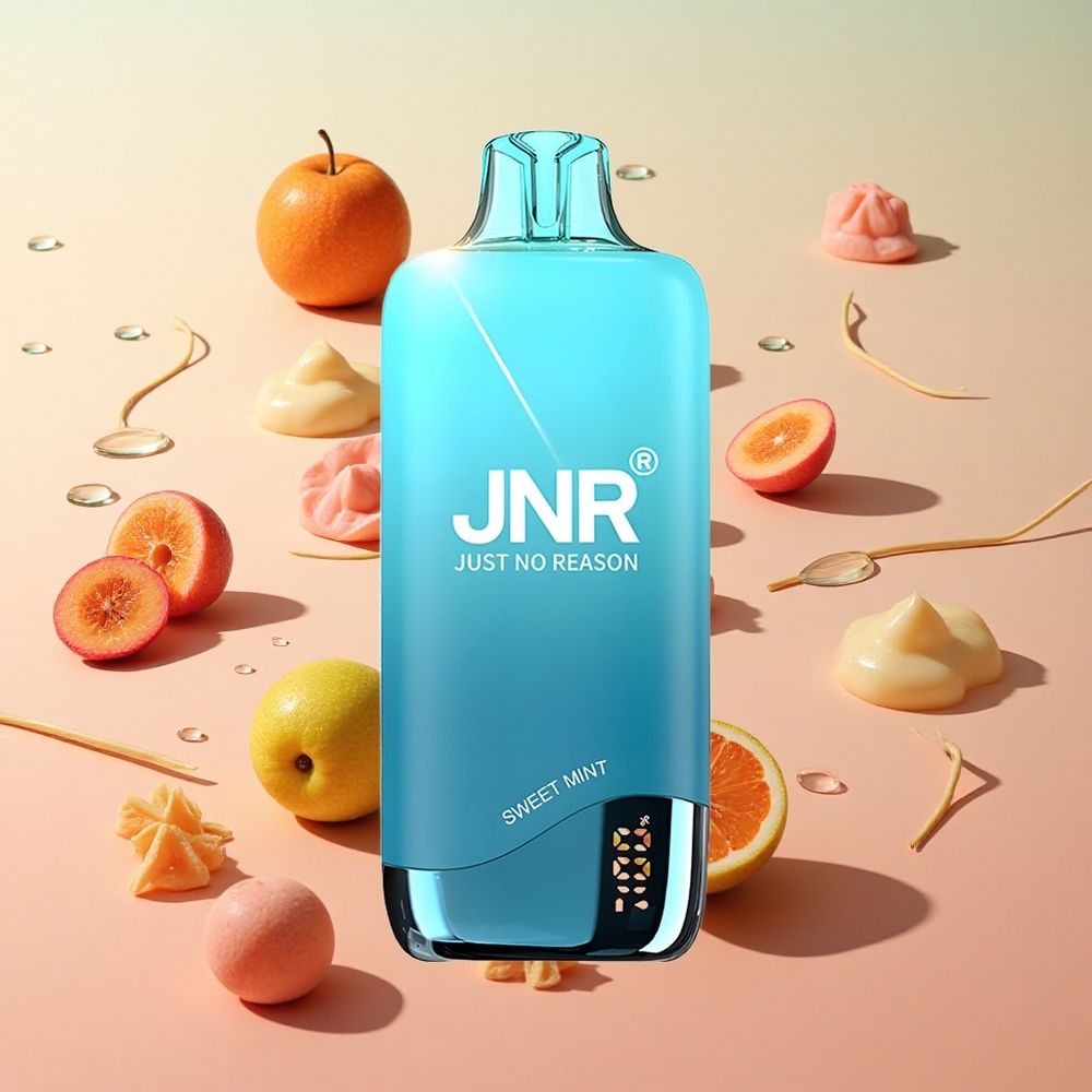 JNR Rainbow 10500 Puffs מנטה מתוק 18ml טנק סיטונאי ישראל 0.8ohm Mesh Coil