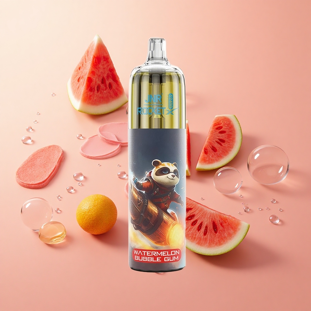 JNR Rocket-X 12400 Puffs אבטיח מסטיק סיטונאי Israel סליל רשת 1.2ohm