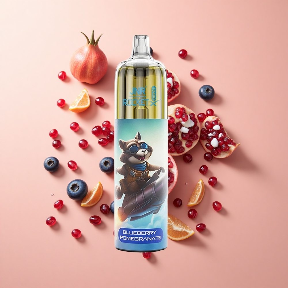 JNR Rocket-X 12400 Puffs אוכמניות רימון wholesale Israel סוללה 850mAh