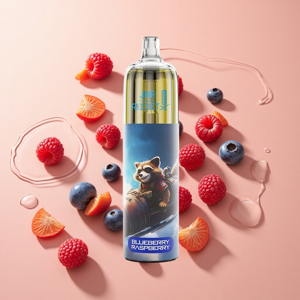 JNR Rocket-X 12400 Puffs אוכמניות פטל wholesale Israel סוללה 850mAh תאורת RGB