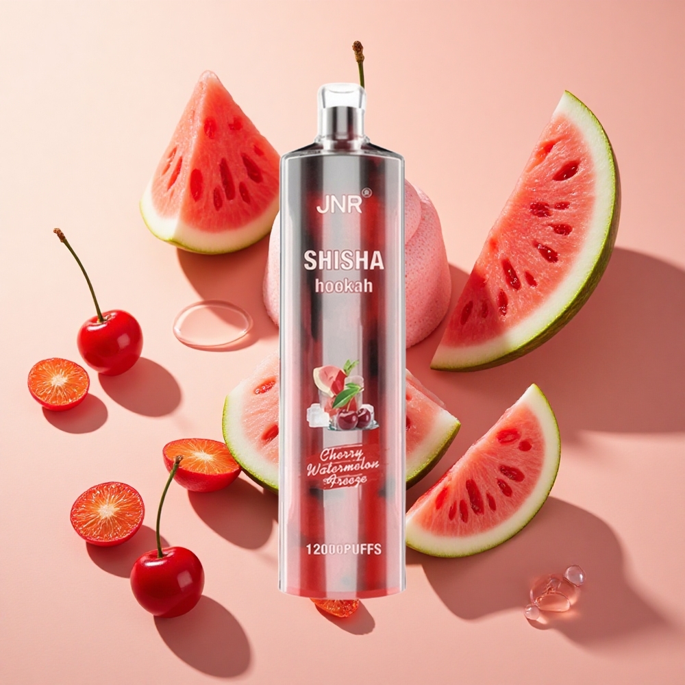 JNR Shisha Hookah 12000 Puffs דובדבן אבטיח קפוא wholesale Israel סוללה 750mAh טעינה מהירה Type-C