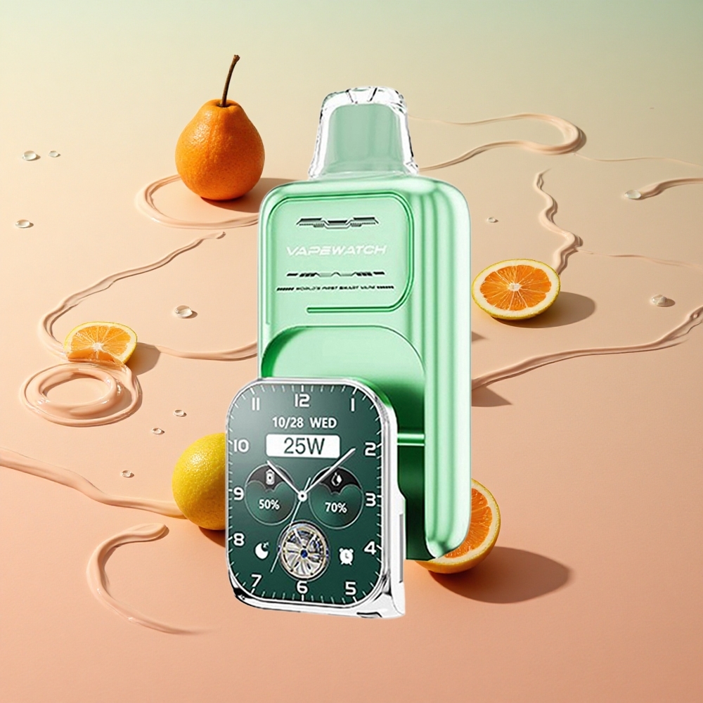 JNR Vape Watch 30000 Puffs מנטה מיאמי סוללה 1000mAh סליל דואל משי wholesale Israel