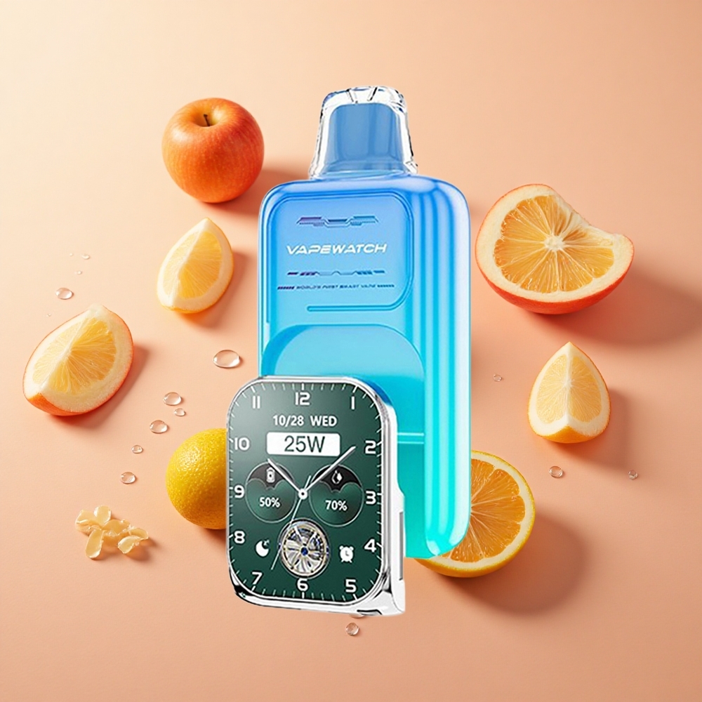 JNR Vape Watch 30000 Puffs Sour Apple Ice 30000 Puffs סדרה רגילה סוללה 1000mAh wholesale Israel