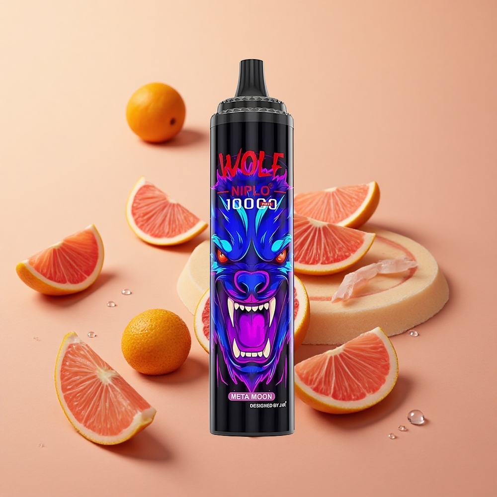 JNR Wolf Niplo 10000 Puffs Meta Moon ירח מטא סוללה 650mAh סיטונאי ישראל