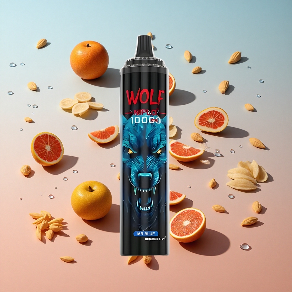 JNR Wolf Niplo 10000 Puffs Mr Blue כחול wholesale Israel 20ml סוללה 650mAh