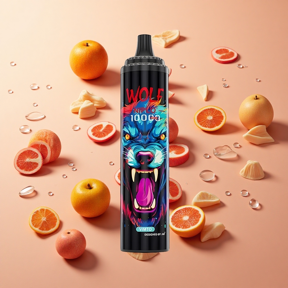 JNR Wolf Niplo 10000 Puffs Vimto סיטונאי Israel סוללת 650mAh