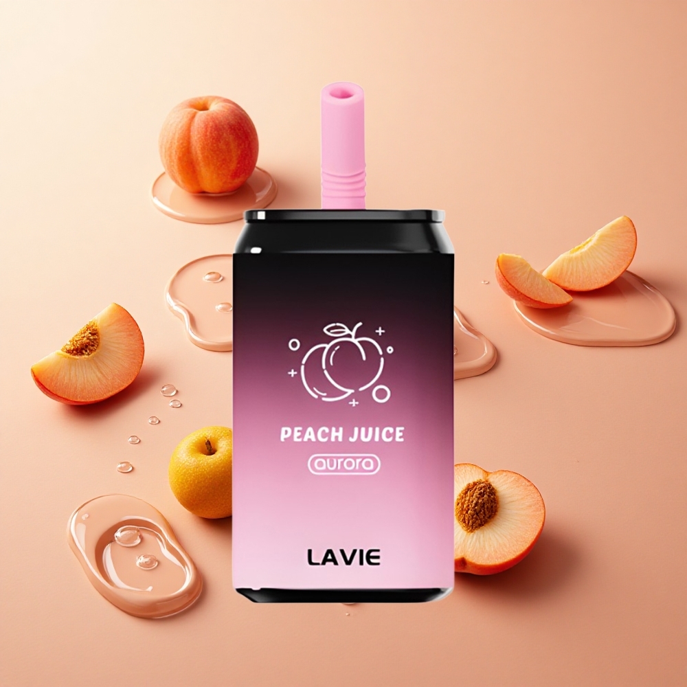 LAVIE Aurora 11000 Puffs מיץ אפרסק 22ML סיטונאות ישראל סוללה 650mAh
