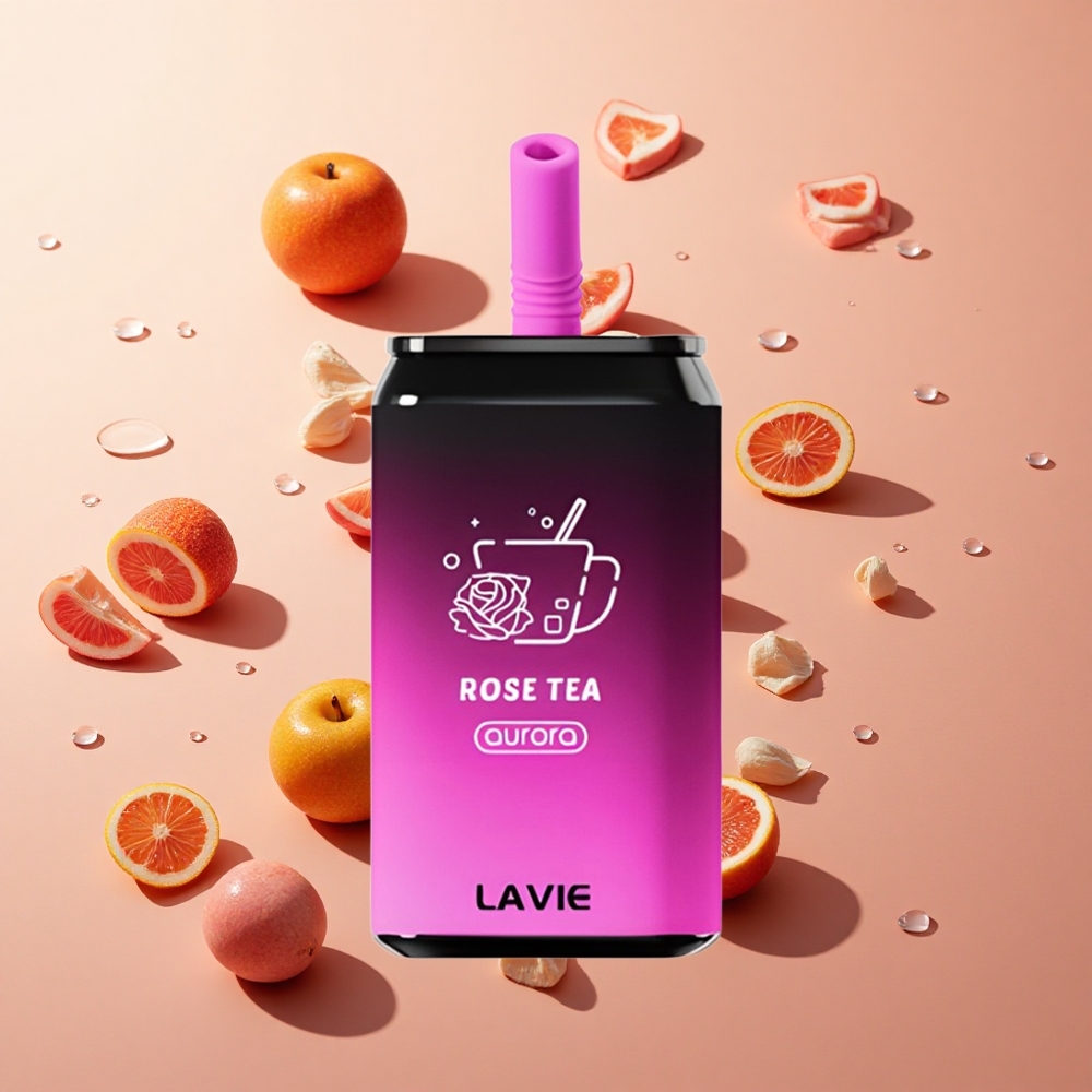 LAVIE Aurora 11000 Puffs תה ורד 22ML סיטונאי ישראל 650mAh