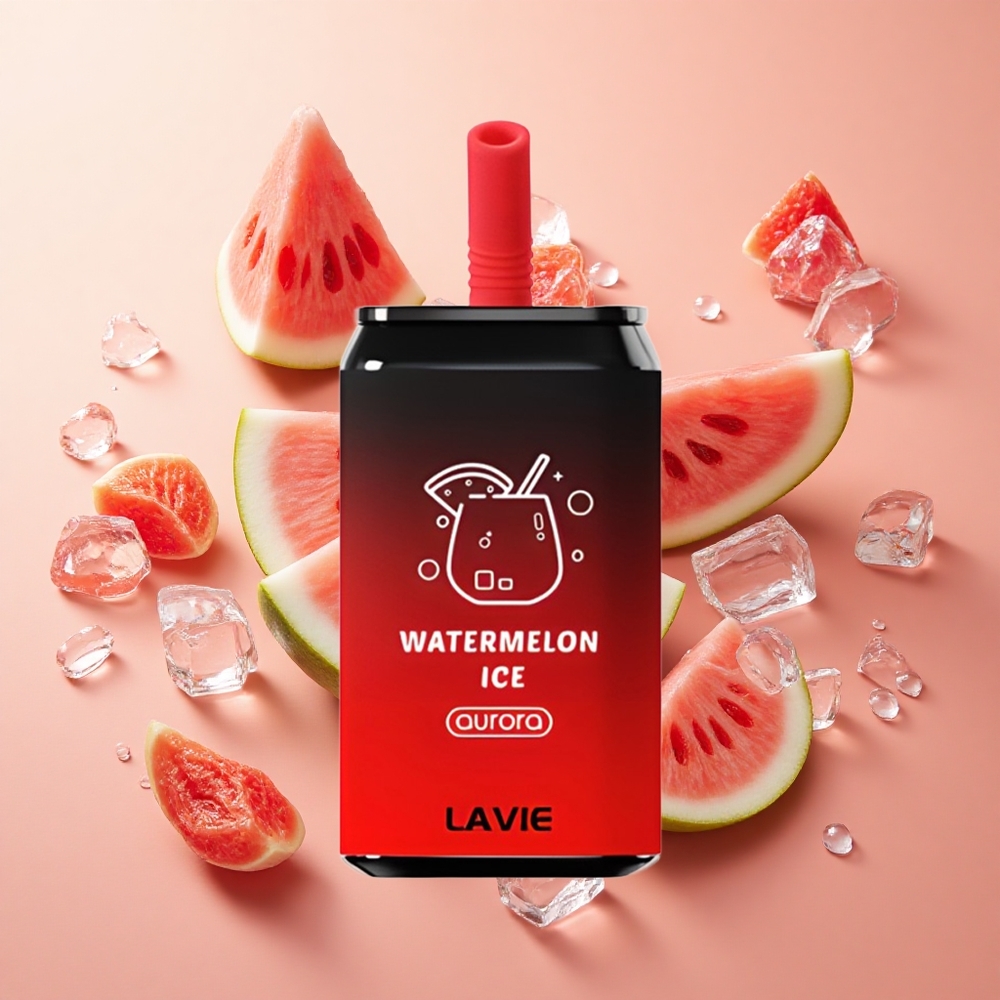 LAVIE Aurora 11000 Puffs אבטיח קר (Watermelon Ice) wholesale Israel סוללה 650mAh טעינה Type C